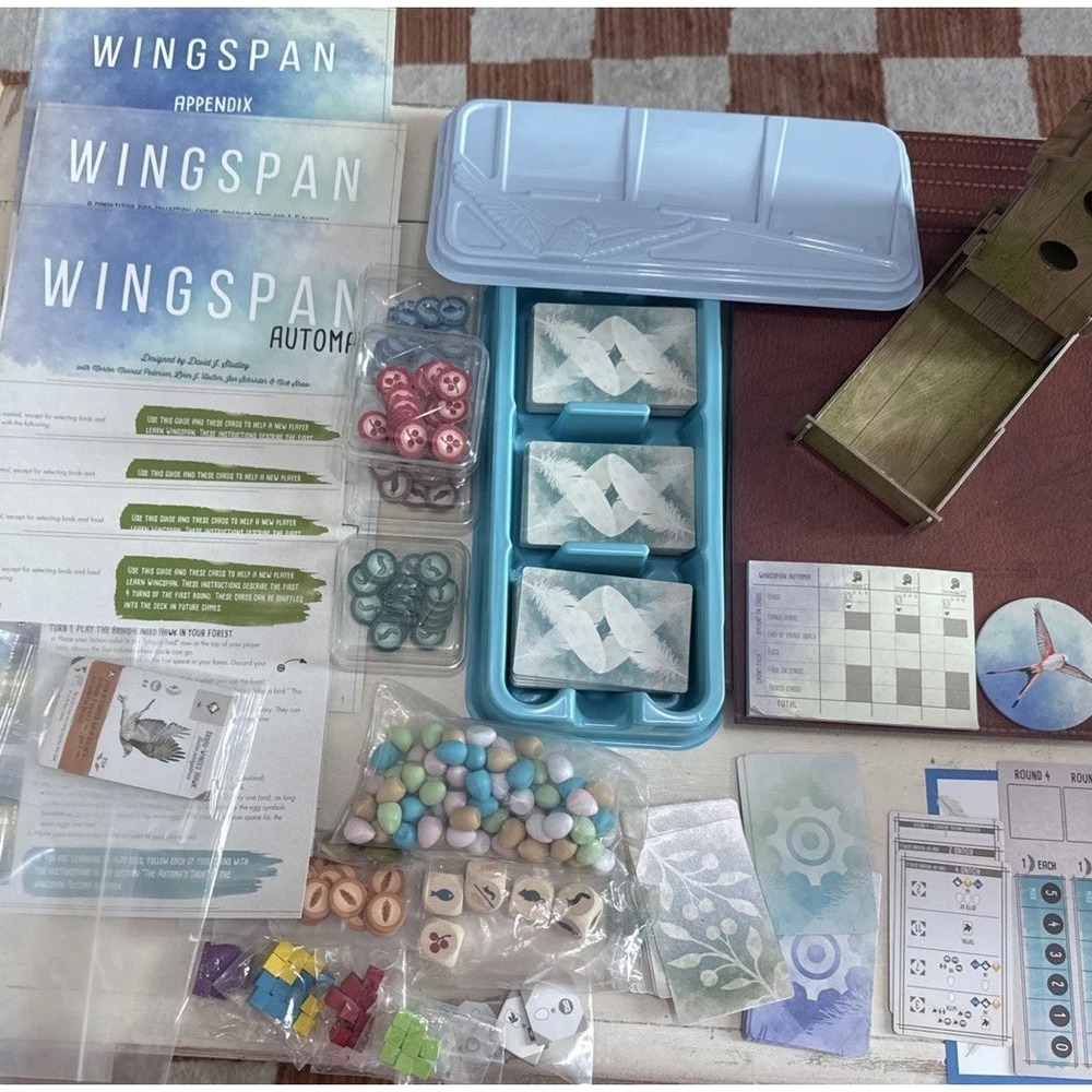 Wingspan 2nd Edition Stonemaier Games Board Game Complete - Picture 2 of 8